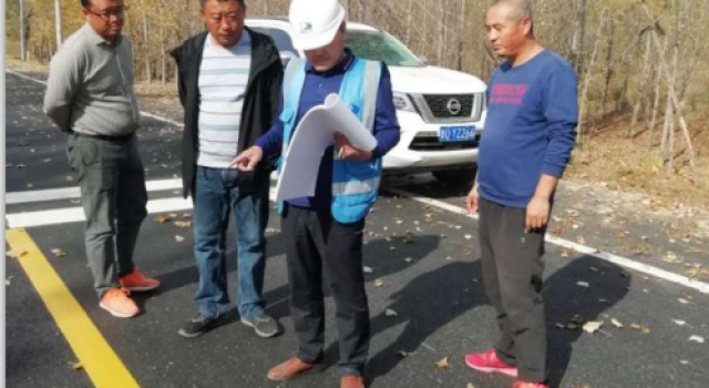 莱西市“四好农村路”集中攻坚（2020年）二期工程附属工程和交通工程陆续展开施工