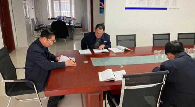 莱西市“四好农村路”三标段驻地监理处组织学习《竣工资料整理办法》